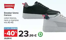 Carrefour Sneaker Uomo Carrera offerta