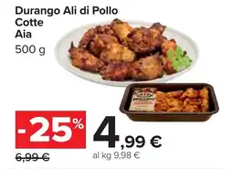 Carrefour Durango Ali di Pollo Cotte Aia offerta