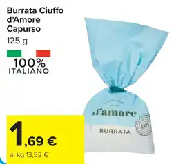 Carrefour Burrata Ciuffo d'Amore Capurso offerta