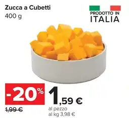 Carrefour Zucca a Cubetti offerta