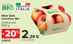 Carrefour Mele Gala Carrefour Bio offerta
