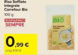 Carrefour Riso Soffiato Integrale Carrefour Bio offerta
