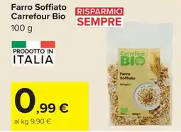 Carrefour Farro Soffiato Carrefour Bio offerta