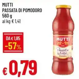 IperFamila Mutti passata di pomodoro offerta