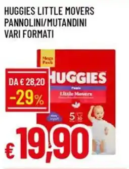 IperFamila Huggies little movers pannolini/mutandini vari formati offerta