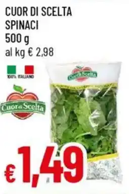 IperFamila Cuor di scelta spinaci offerta
