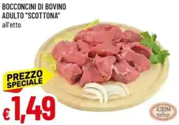 IperFamila Bocconcini di bovino adulto "scottona" offerta