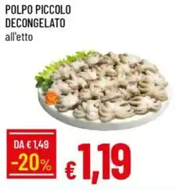 IperFamila Polpo piccolo decongelato offerta
