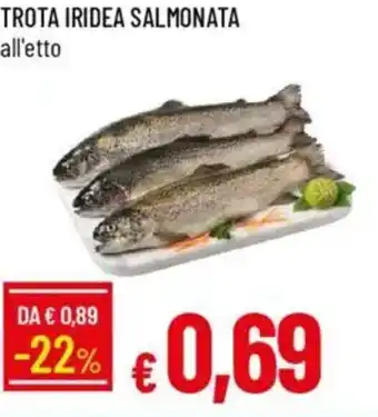 IperFamila Trota iridea salmonata offerta