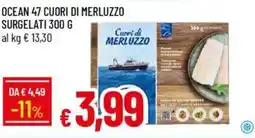 IperFamila Ocean 47 cuori di merluzzo surgelati offerta