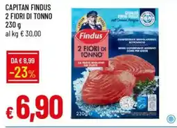 IperFamila Capitan findus 2 fiori di tonno offerta