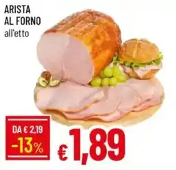 IperFamila Arista al forno offerta