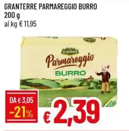 IperFamila Granterre parmareggio burro offerta