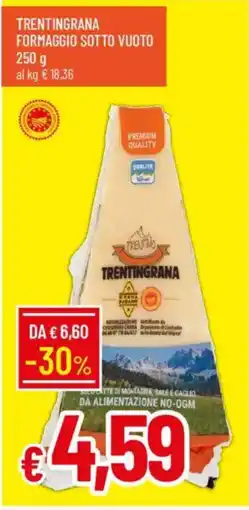 IperFamila GRANTERRE Trentingrana formaggio sotto vuoto offerta