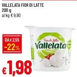 IperFamila Vallelata fior di latte offerta