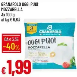IperFamila Granarolo oggi puoi mozzarella offerta