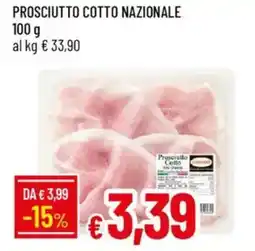IperFamila Prosciutto cotto nazionale offerta