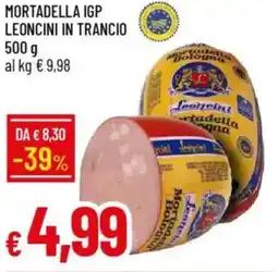 IperFamila Mortadella IGP leoncini in trancio offerta