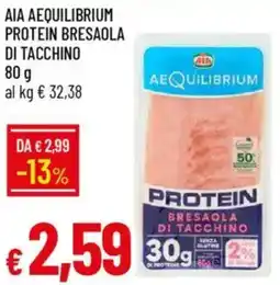 IperFamila Aia aequilibrium protein bresaola di tacchino offerta