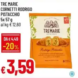 IperFamila Tre marie cornetti rodrigo pistacchio offerta