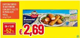 IperFamila Capitan findus 18 bastoncini con 100% filetti di merluzzo offerta