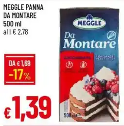 IperFamila Meggle panna da montare offerta