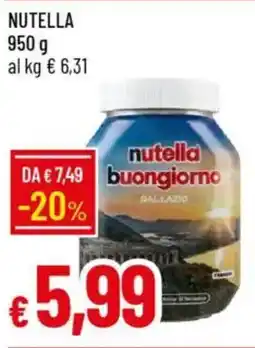 IperFamila Nutella offerta