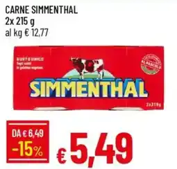 IperFamila Carne simmenthal offerta