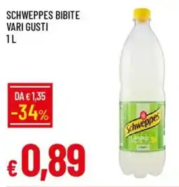 IperFamila Schweppes bibite vari gusti offerta