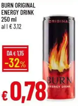 IperFamila Burn original energy drink offerta