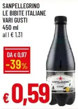 IperFamila Sanpellegrino le bibite italiane vari gusti offerta