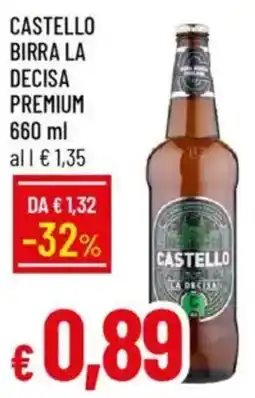 IperFamila Castello birra la decisa premium offerta