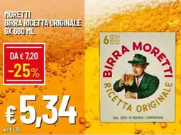 IperFamila Moretti birra ricetta originale offerta