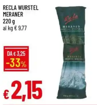 IperFamila Recla wurstel meraner offerta