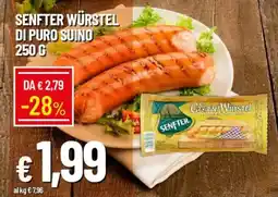 IperFamila Senfter würstel di puro suino offerta
