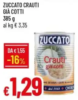 IperFamila Zuccato crauti già cotti offerta