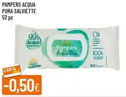 IperFamila Pampers acqua pura salviette 52 pz offerta