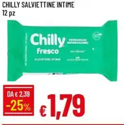 IperFamila Chilly salviettine intime 12 pz offerta