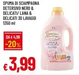 IperFamila Spuma di sciampagna detersivo nero & delicati/ lana & delicati offerta