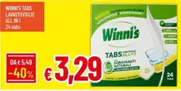 IperFamila Winni's tabs lavastoviglie all in 1 24 tabs offerta