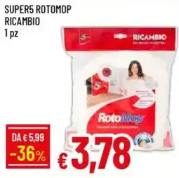 IperFamila Super5 rotomop ricambio 1 pz offerta