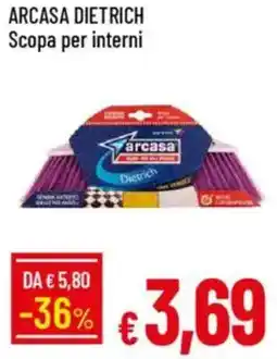 IperFamila Arcasa dietrich scopa per interni offerta