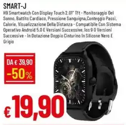 IperFamila SMART-J H9 Smartwatch offerta