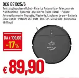 IperFamila DCG BS1025/6 Twist Aspirapolvere Robot ` offerta
