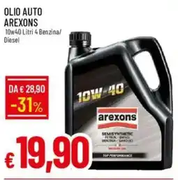 IperFamila Olio auto AREXONS offerta