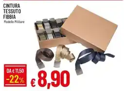 IperFamila Cintura tessuto fibbia offerta