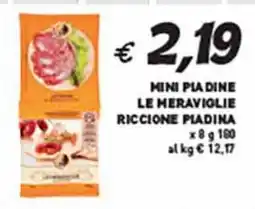 Coal Mini piadine le meraviolie RICCIONE PIADINA offerta