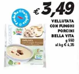 Coal Vellutata con funghi porcini BELLA VITA offerta