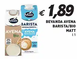 Coal Bevanda avena barista/bio MATT offerta