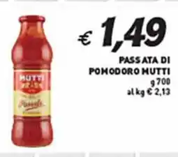 Coal Passata di pomodoro MUTTI offerta
